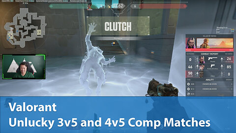 Unlucky 3v5 and 4v5 Comp Matches | Competitive 0W-3L-1D | Valorant