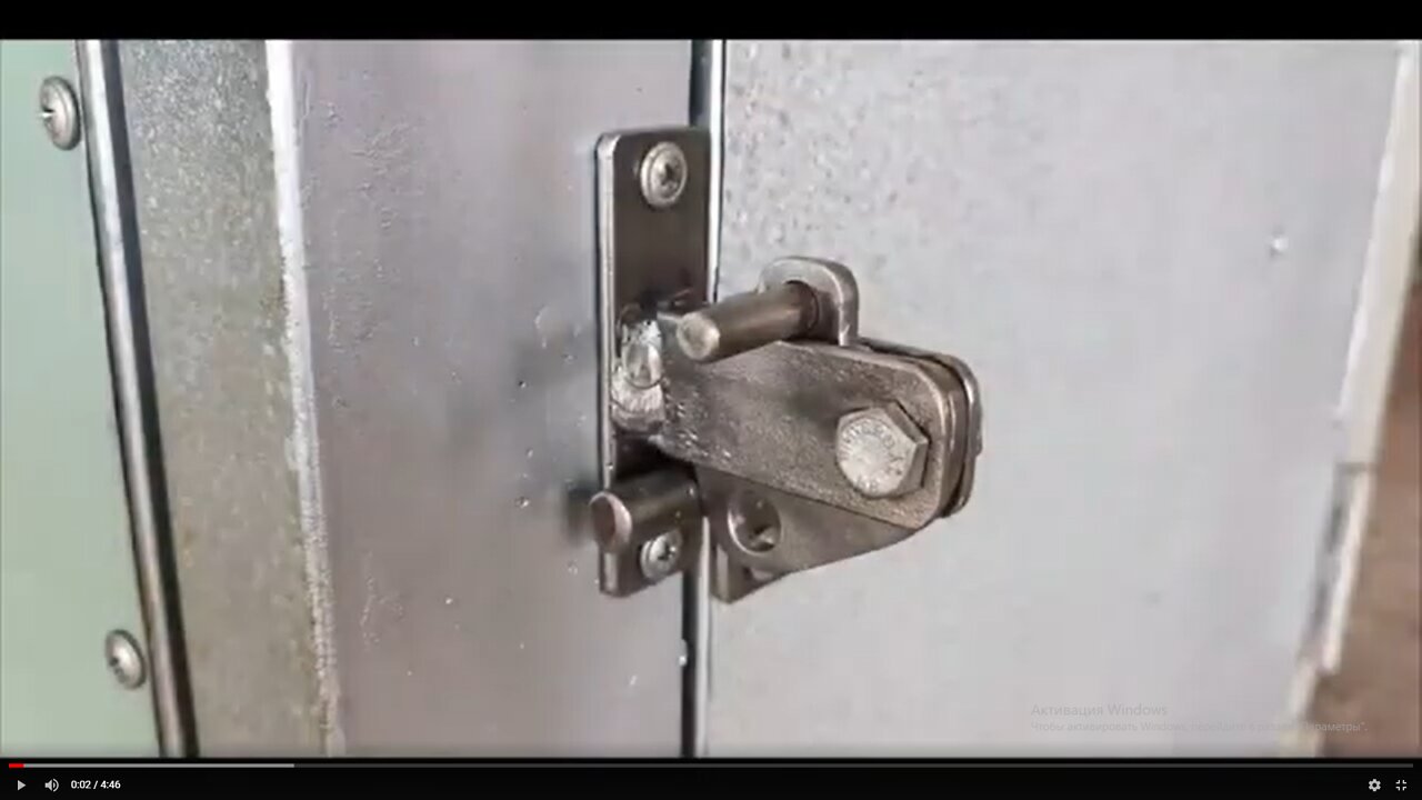 Making door locks from pieces of scrap metal! It's simple and easy!