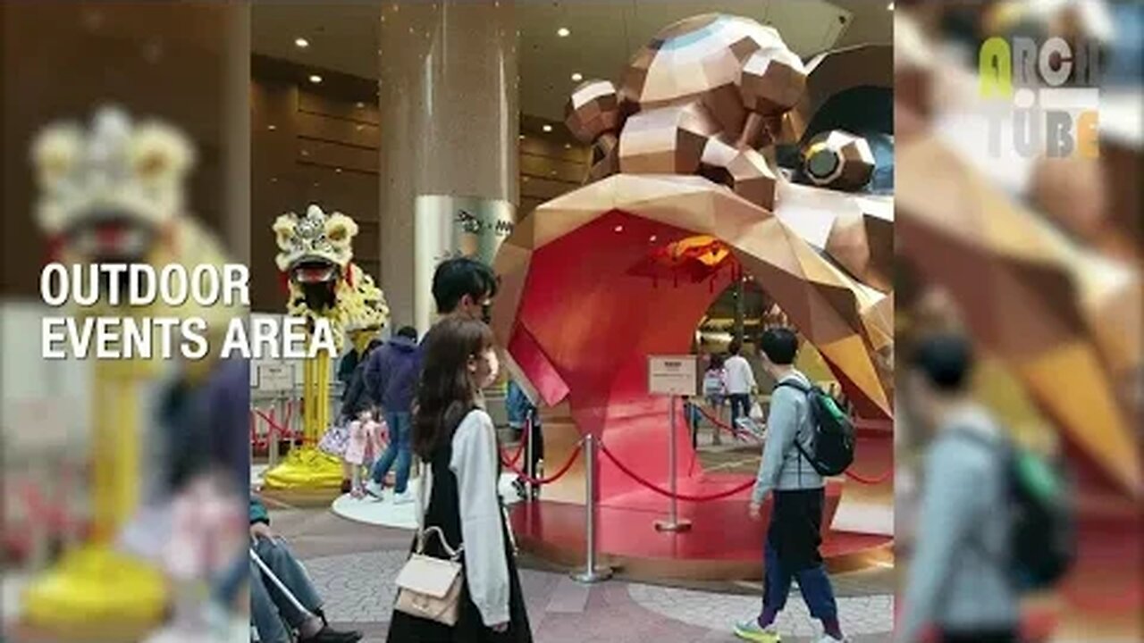 Shopping Mall Tour -Times Square in Causeway Bay, Hong Kong Island