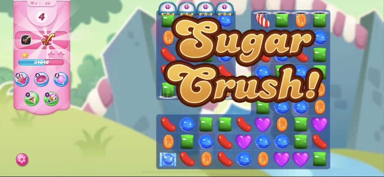 Candy Crush Saga | Level 60 | NO BOOSTERS | 3 STARS | 64960 🦄