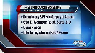 Tucson dermatologist offering free skin cancer screenings