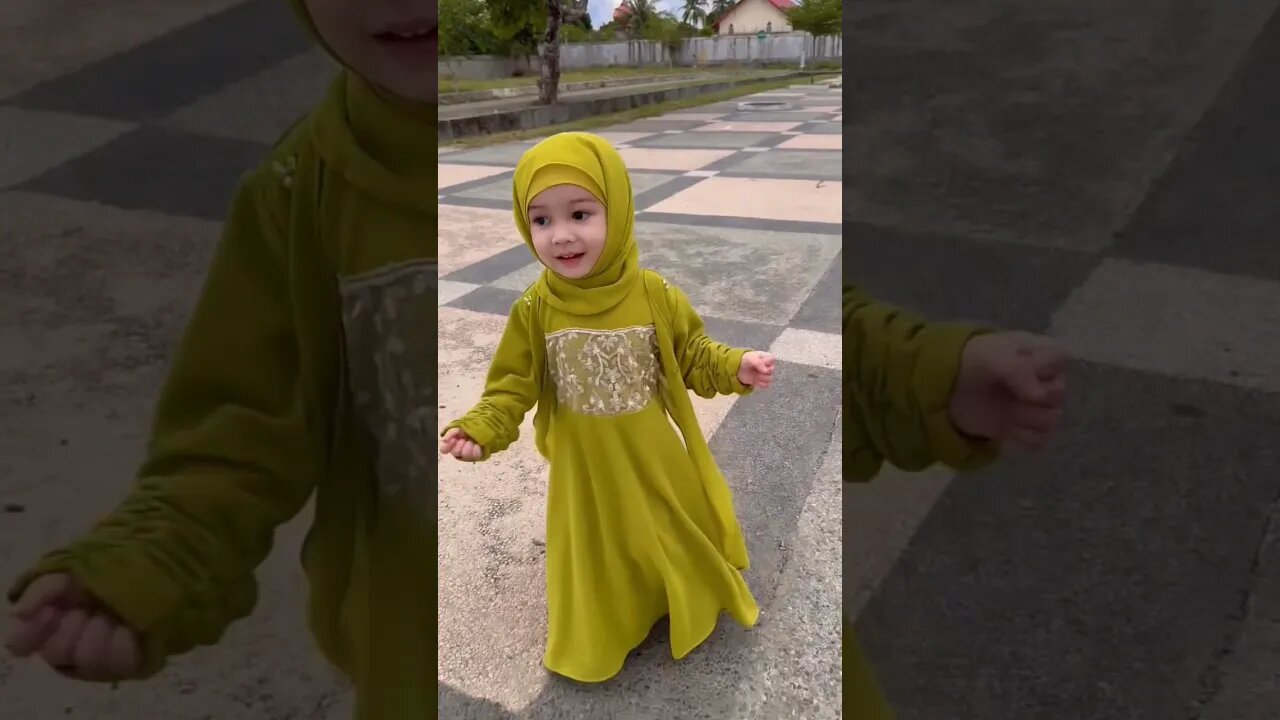 Mssha Allah Cute angel in hijab✨ 🧕#islam #hijab #naat #shorts @Sunnah_Stories