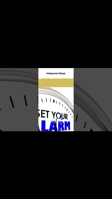 Adequate Sleep #shorts #sleep