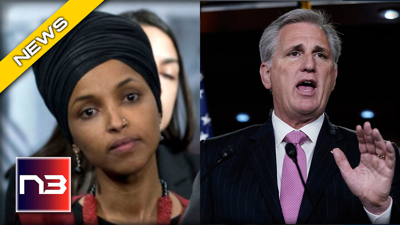 Ilhan Omar Will be POWERLESS after Kevin McCarthy’s Promise Against Her