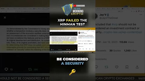 XRP Failed The Hinman Test