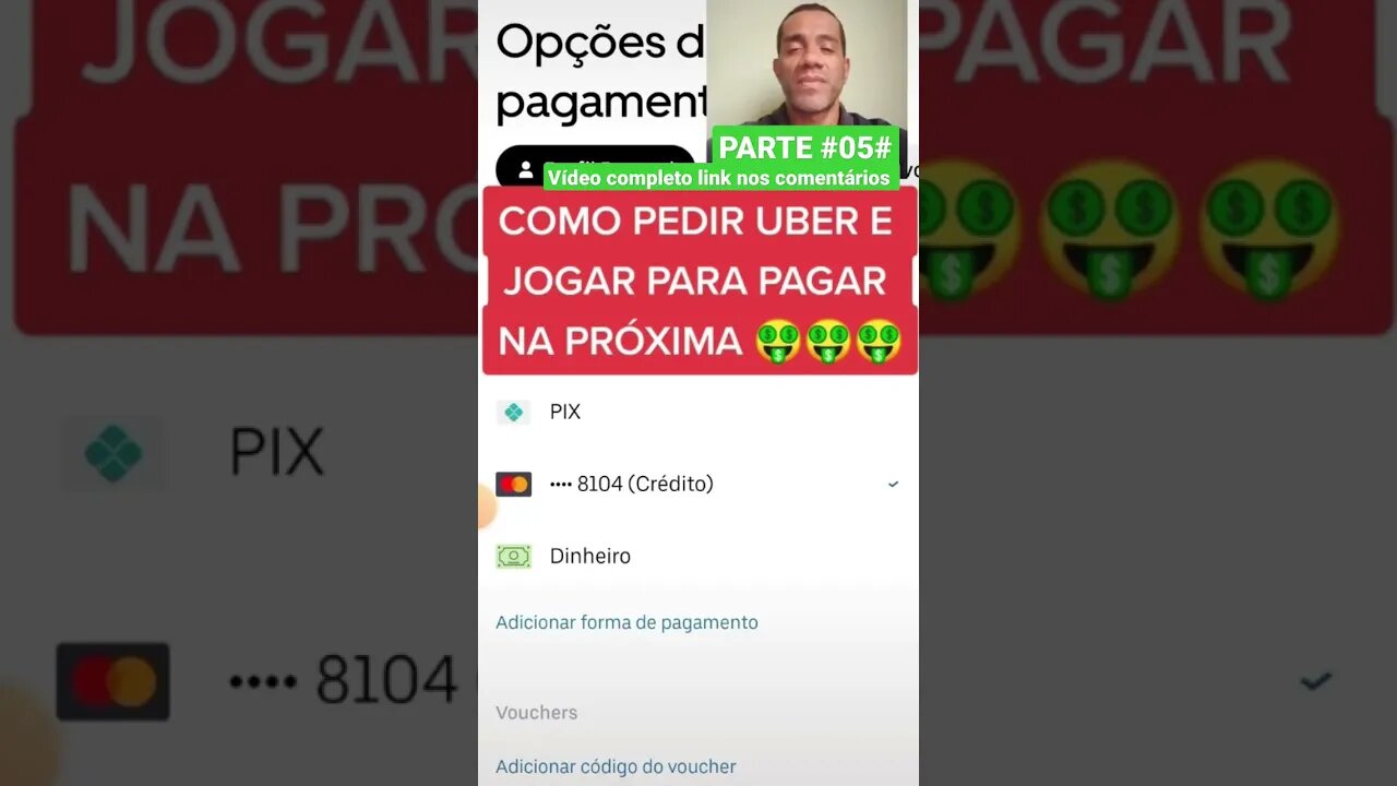 COMO PEDIR UBER E JOGAR PARA PAGAR NA PRÓXIMA #05#