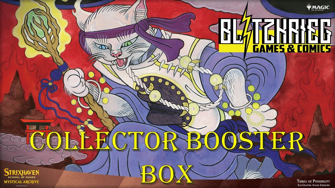 BH Opens Magic Strixhaven Collector Booster Box STX School of Mages