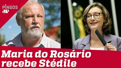 O encontro entre Maria do Rosário e o líder do MST