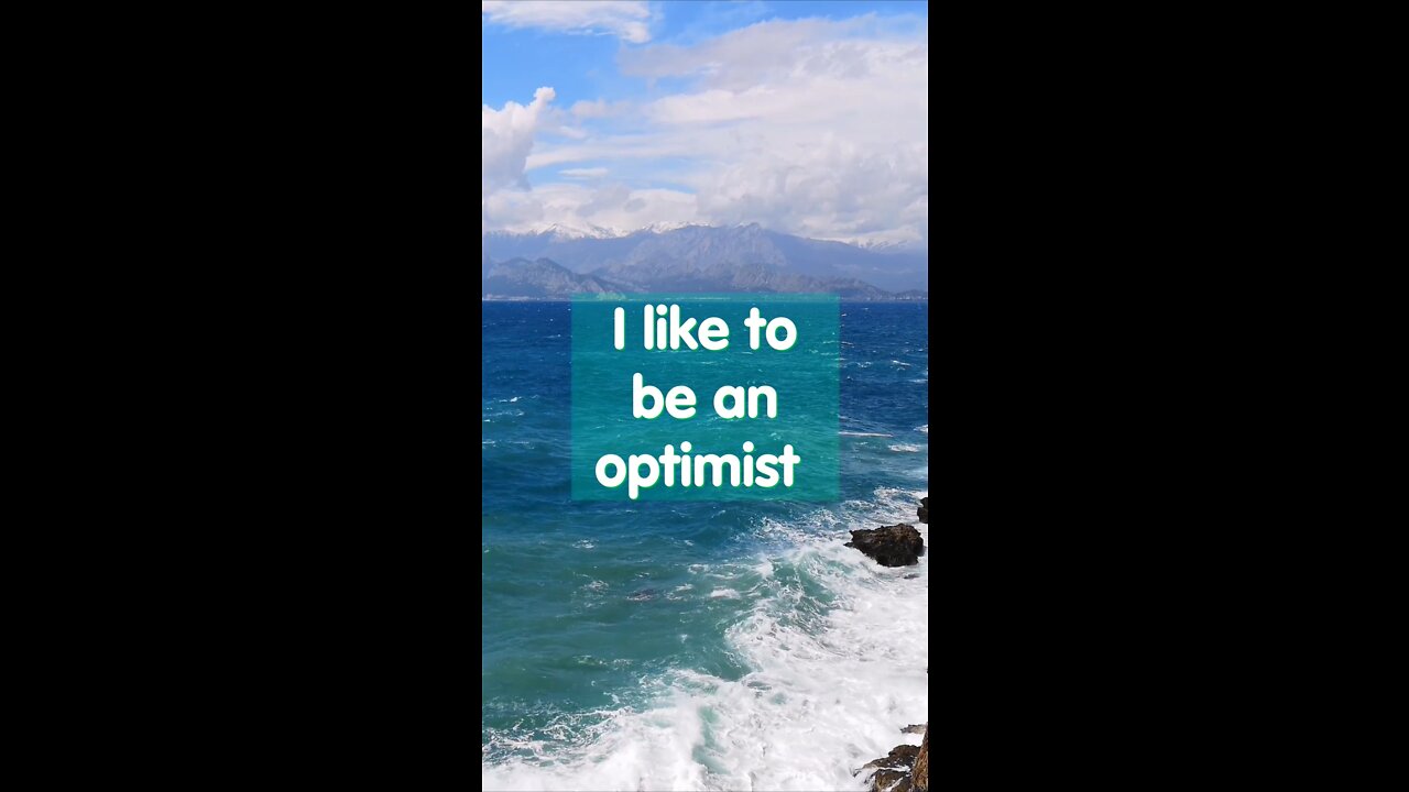 Joke. Optimist