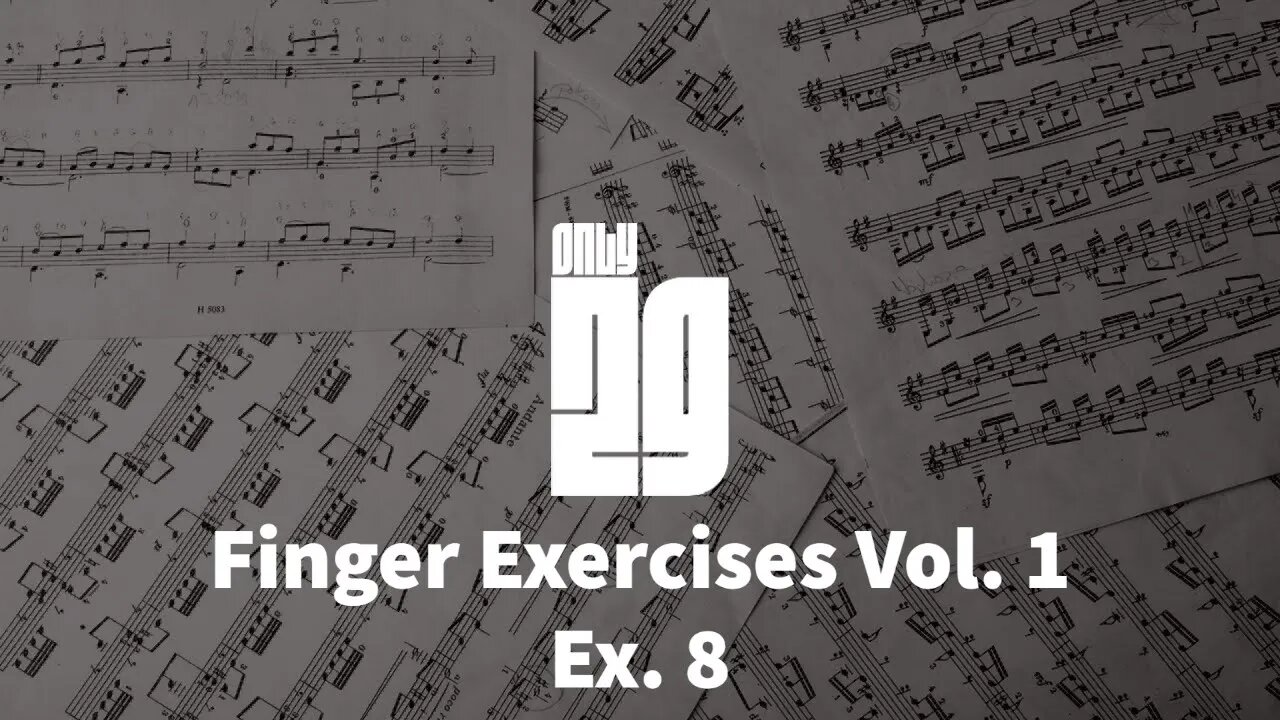 Master Your Piano Skills with Finger Exercises Vol. 1 - Ex. 8 - Piano Sheet Series