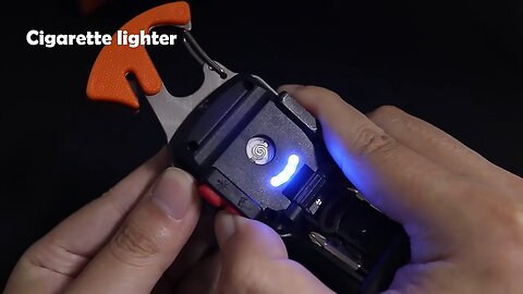 LED Small Flashlight Multitool, Rechargeable Keychain Light