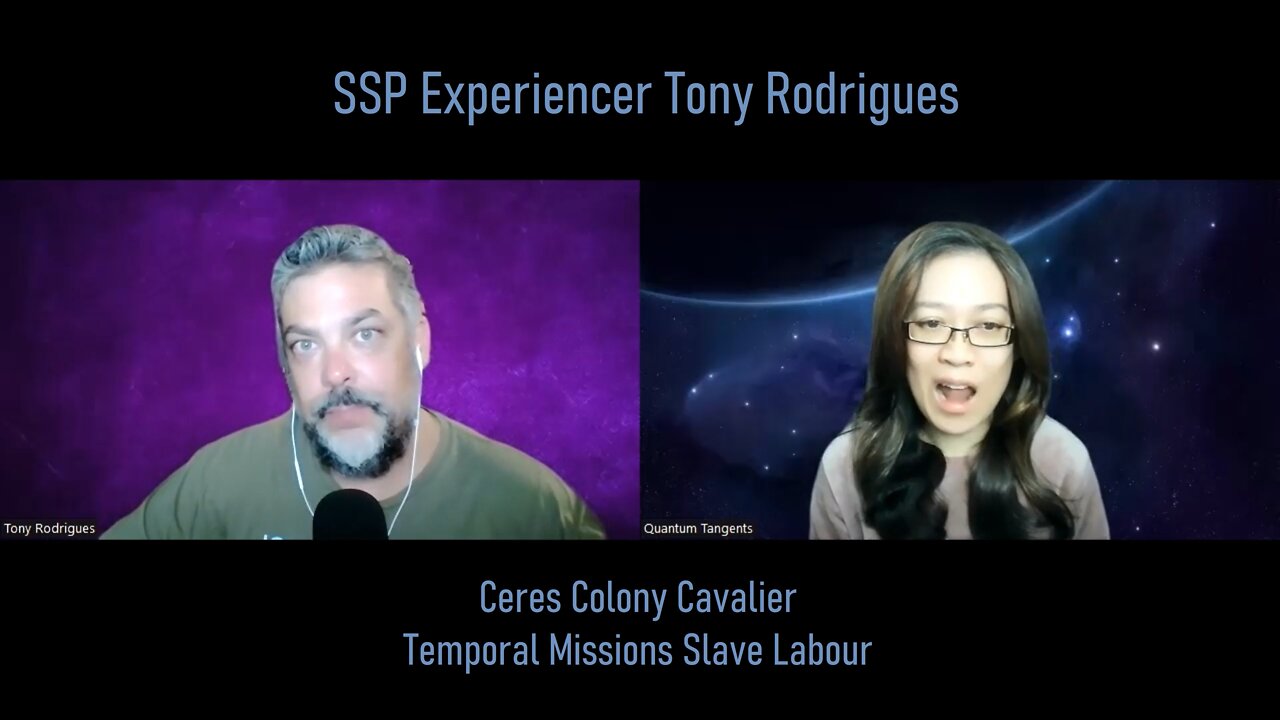 Space Odyssey with SSP Experiencer Tony Rodrigues