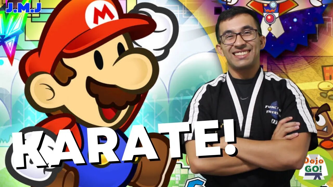 20 Minute Karate For Kids | Paper Mario | Dojo Go!