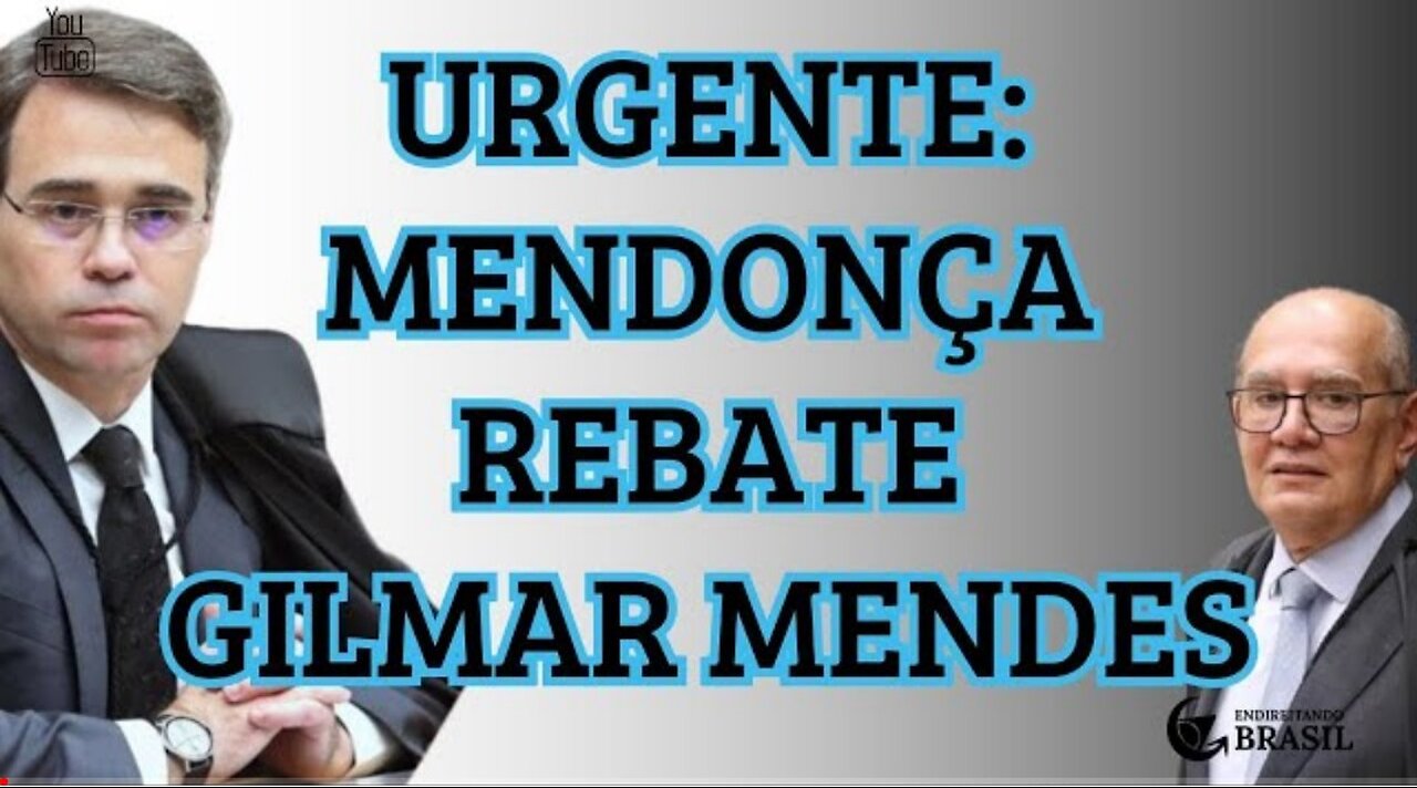 13.03.24 (TARDE) - Jornal da Bagaceira Brasil - ANDRÉ MENDONÇA REBATE GILMAR MENDES