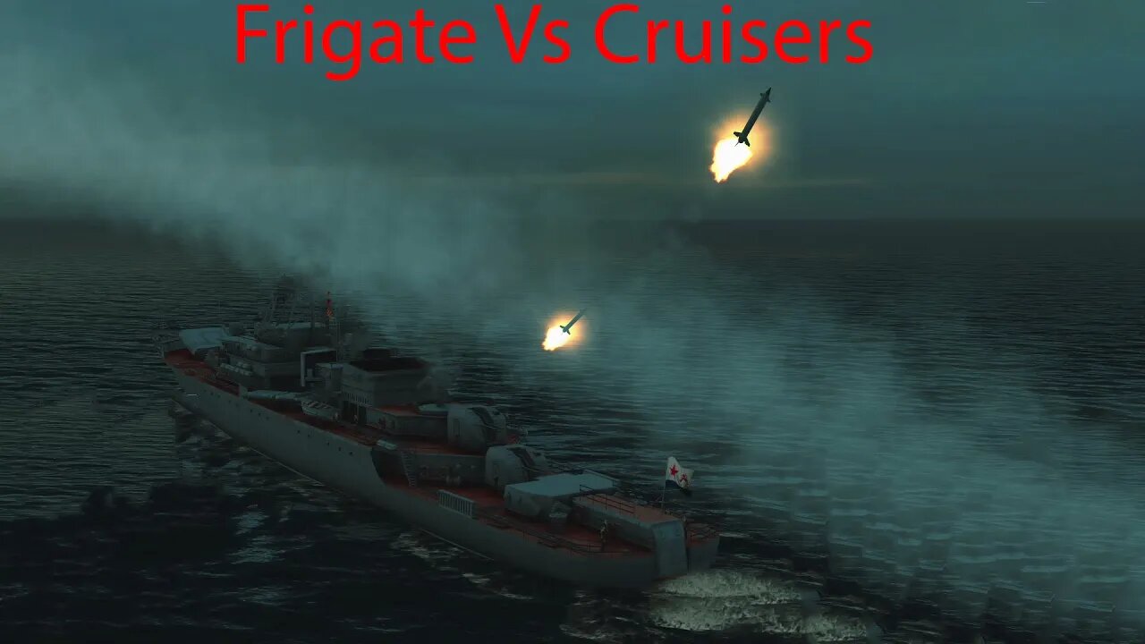 Frigate Vs Cruisers with Krivak 1 - Cold Waters with Epic Mod