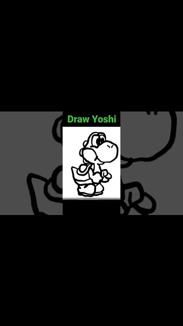 Draw Yoshi Fast and Easy! #yoshi #mario #nintendo