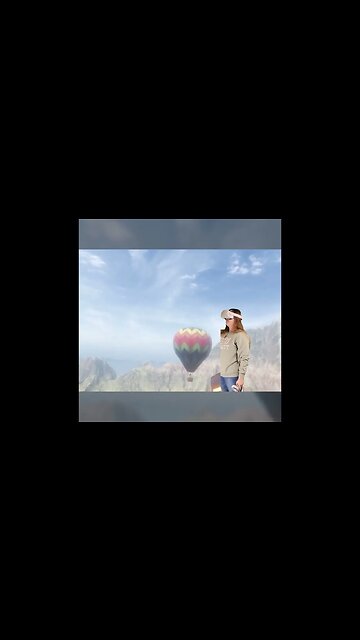 She's a natural at VR!