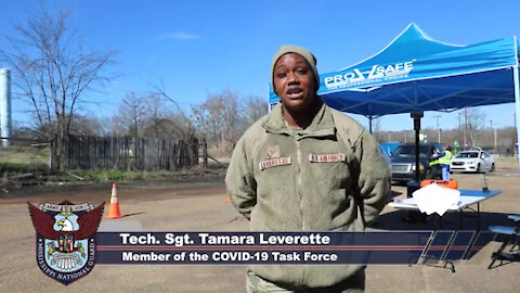 Tech. Sgt. Tamara Leverette Helps the Community