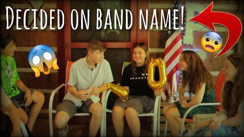 We Decided on our Band Name!? 😨