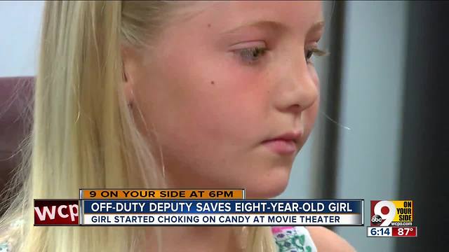 Off-duty Butler County deputy saves choking girl