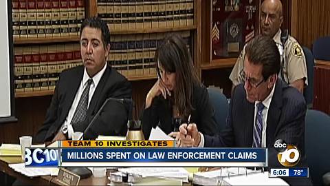 Team 10: Millions spent on law enforcement claims