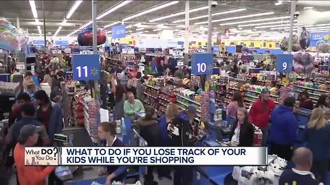 Here's what to do if you lose track of your kids while shopping