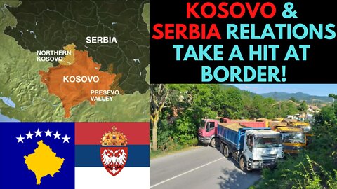Citizens Protest as Kosovo & Serbian tensions rise.