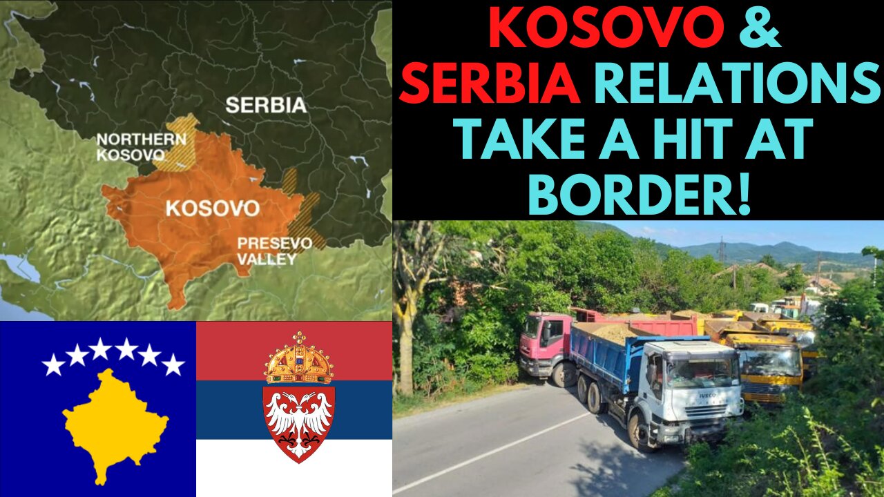 Citizens Protest as Kosovo & Serbian tensions rise.
