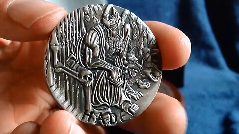 Gods of Olympus - Hades 2014 2oz Silver High Relief Coin Unboxing