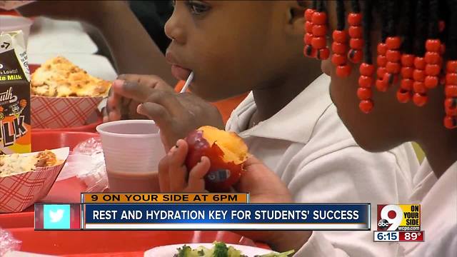 Rest and hydration key for student success