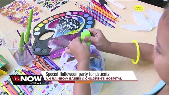 Special Halloween party for patients at UH Rainbow Babies and Children's Hospital