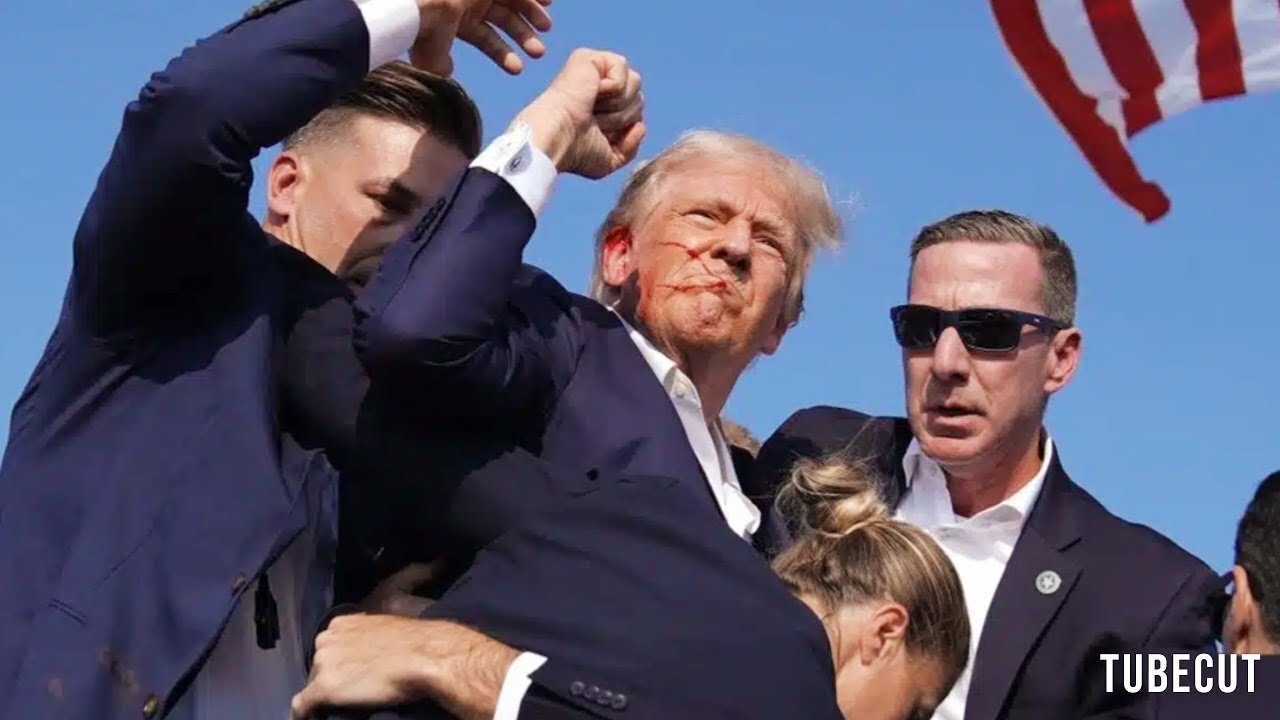 DONALD TRUMP ASSASSINATION ATTEMPT CAUGHT ON CAMERA