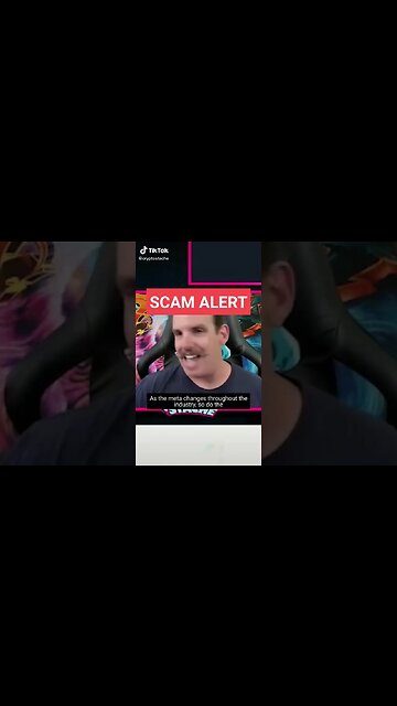 These scammers are getting smart Be careful out there! #cryptostache #crypto #web3 #metaverse #meta