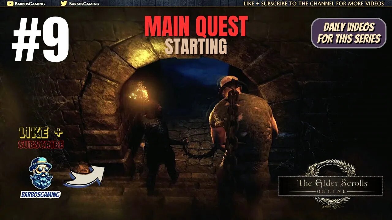 BarbosGaming plays The Elder Scrolls Online #9 Starting MAIN QUEST