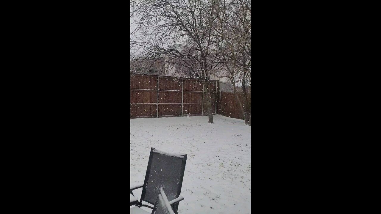 Snow Fall in Denton