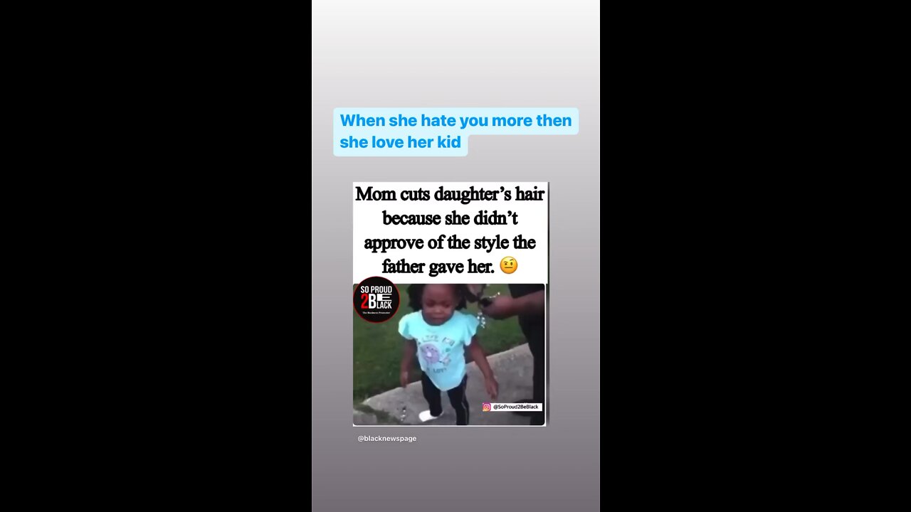 When she hate you more then she love her kid #1