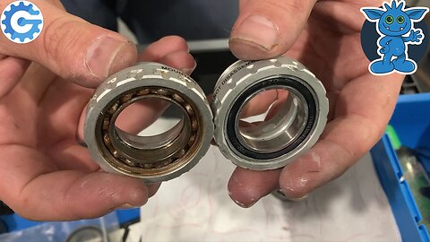 Shimano Hollowtech II bottom bracket bearing replacement - hack