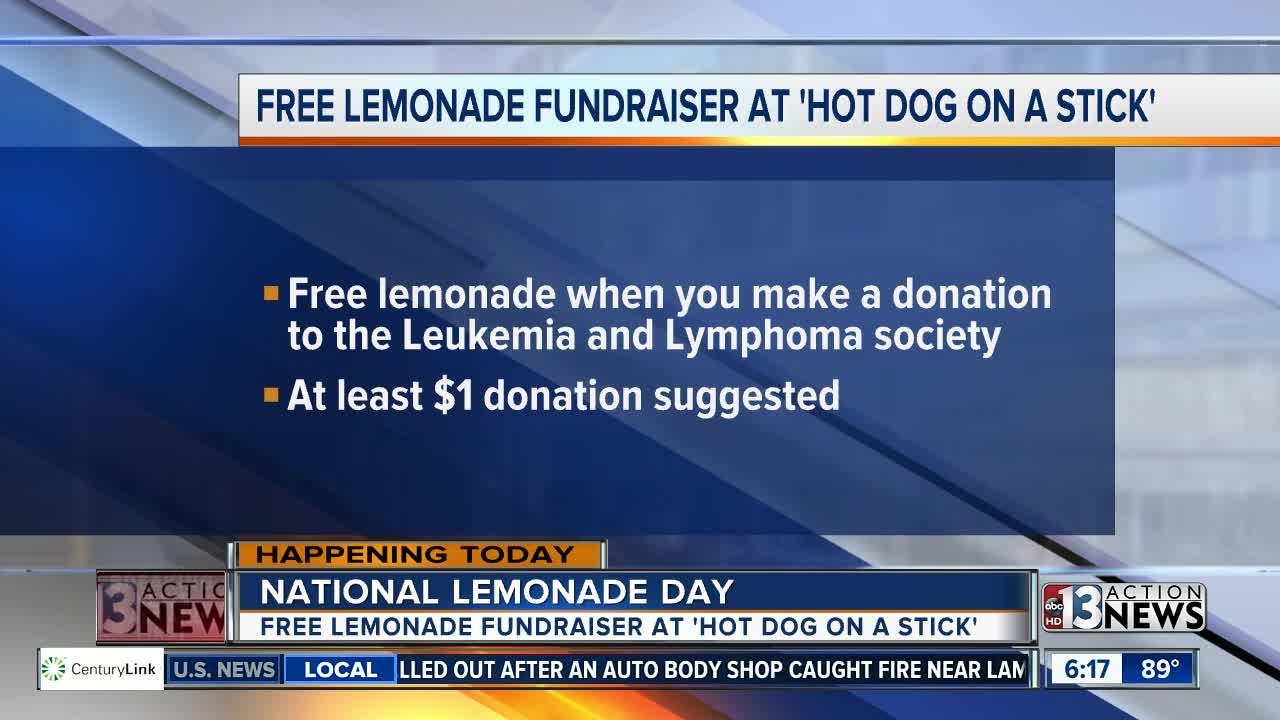 Free lemonade on National Lemonade Day
