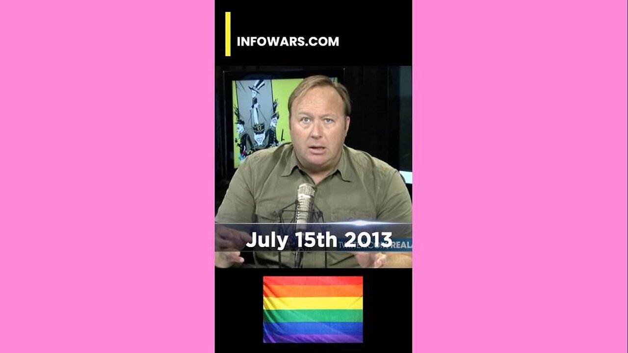 LBGT+PS "They're Pedophile Satanists!" - Alex Jones 2013