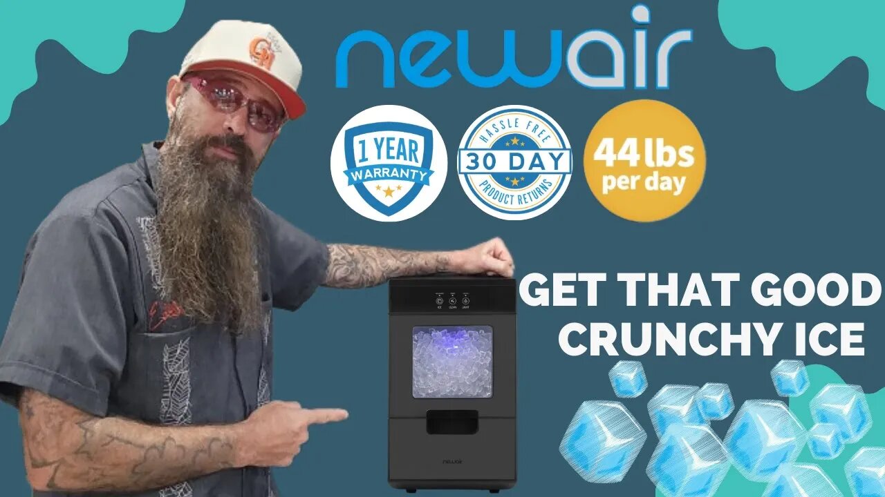 NewAir Nugget Ice Maker Model NIM044BS00 Review 2023 | Cigar Prop