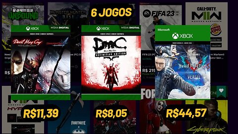 Veja Quanto Você Economiza Comprando 6 JOGOS do Devil May Cry no Eneba Comparando com a LIVE BR