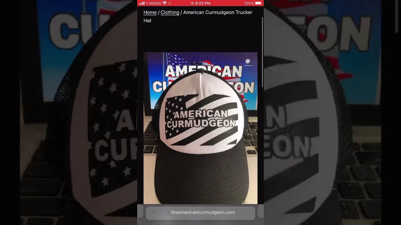 Get the official American Curmudgeon trucker hat! #american #curmudgeon #truckerhat #usaflag #yep