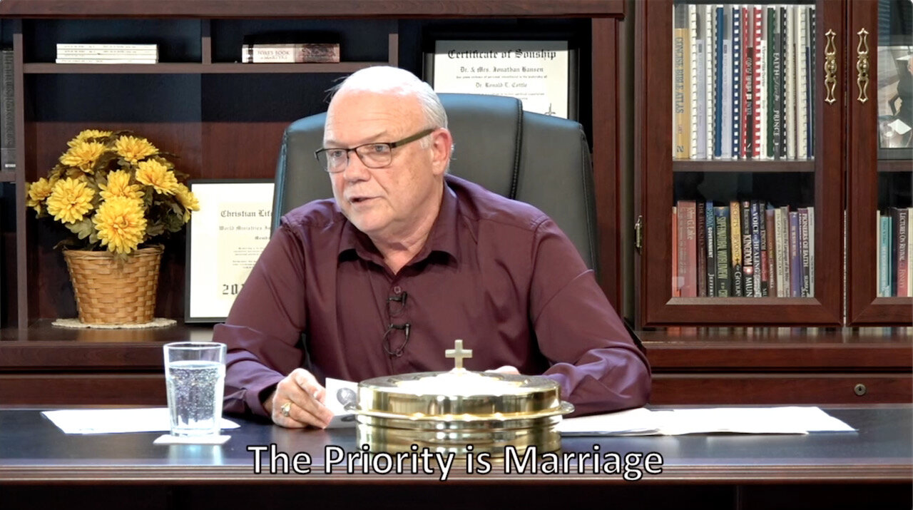 The Priority is Marriage