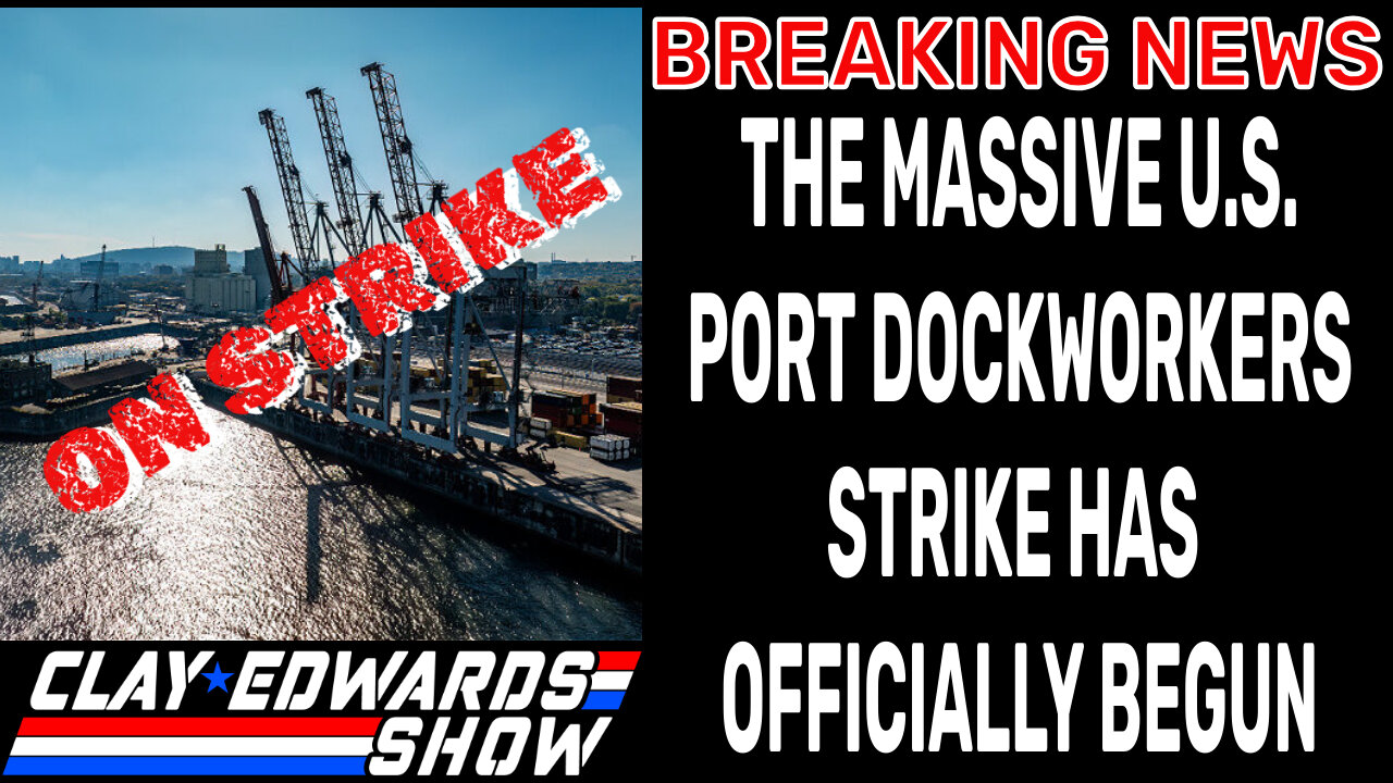 BREAKING NEWS - The massive U.S. port strike has begun!