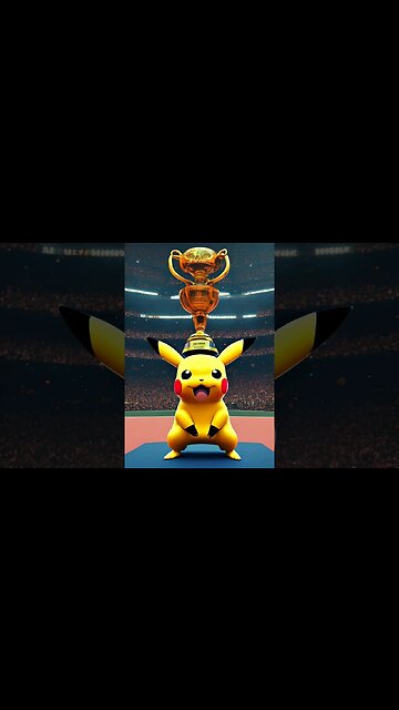 AI generated Pikachu #whosthatpokemon #pokemon