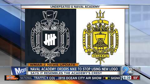 Naval Academy to Nike: Stop using logo similar to our crest