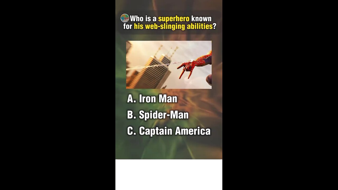 Quiz about superhero.