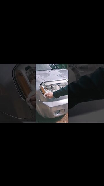 How to clean your car headlights in 10 seconds