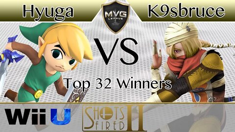SF|Hyuga (Toon Link) vs. K9sbruce (Sheik) - Winners Top 32 - Shots Fired 2