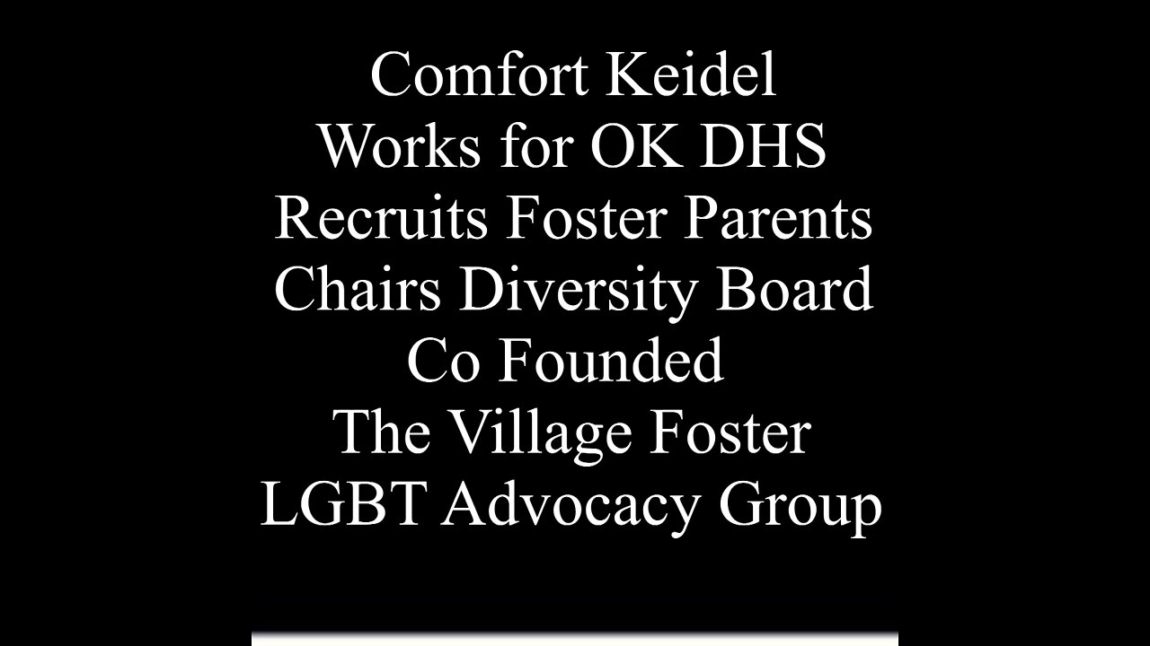 OK DHS Worker Trafficking Children for lgbt?